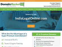 Tablet Screenshot of indialegalonline.com